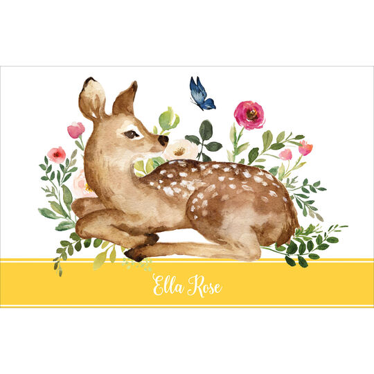 Floral Fawn Placemats